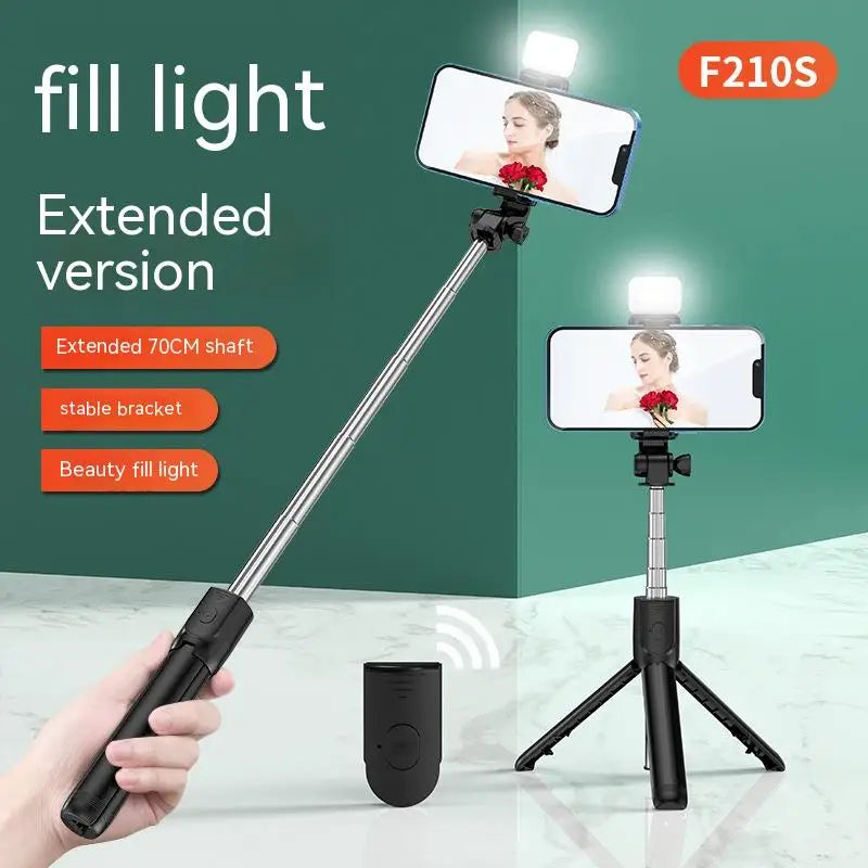 All-in-One Extendable Selfie Stick Tripod – Wireless Bluetooth Remote for iPhone & Smartphones