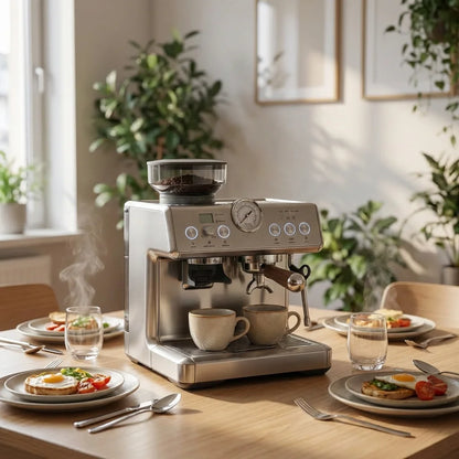 PANCERKA 3-in-1 Espresso Coffee Machine 58mm – Semi-Automatic Maker with Grinder