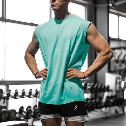 Men’s Quick-Dry Sleeveless Gym Tank Top – Breathable Sports Vest for Fitness, Running & Basketball