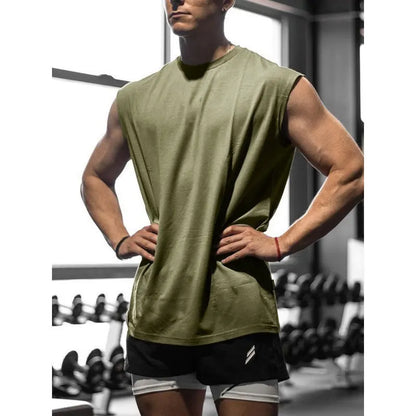 Men’s Quick-Dry Sleeveless Gym Tank Top – Breathable Sports Vest for Fitness, Running & Basketball