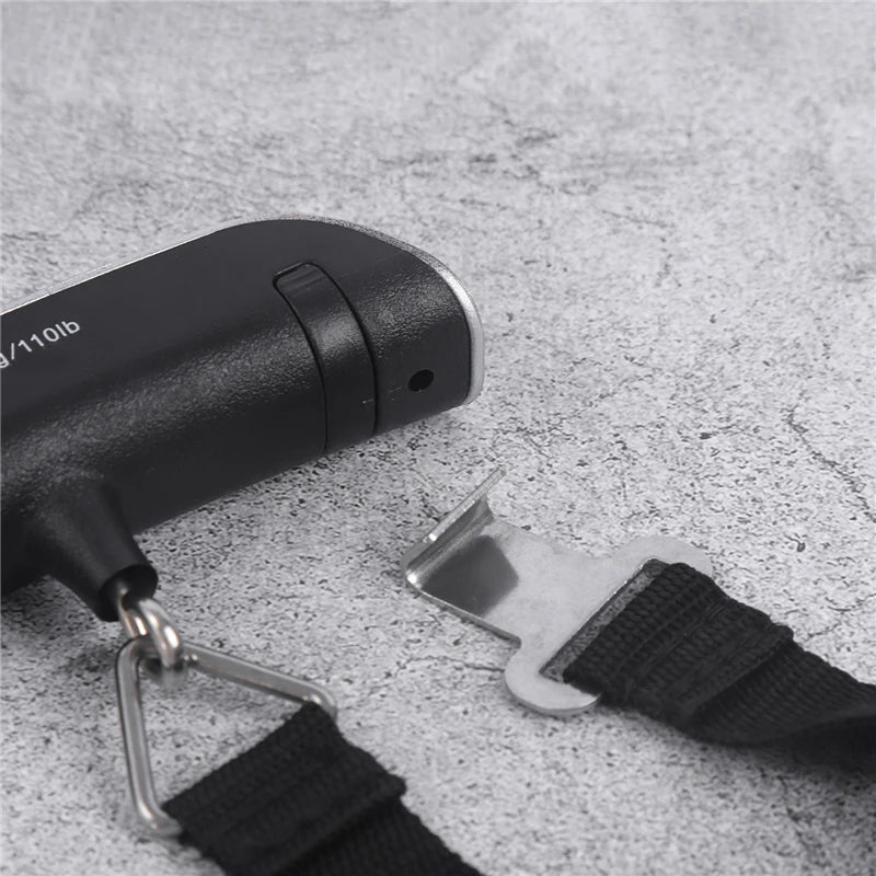 Portable Digital Luggage Scale 50kg/110lb LCD Travel Baggage Weight Scale