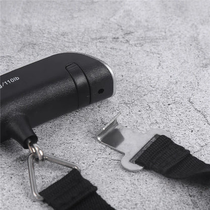 Portable Digital Luggage Scale 50kg/110lb LCD Travel Baggage Weight Scale