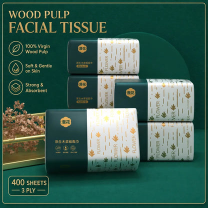 Bulk Pack 4-Ply Paper Towels Soft Strong Virgin Wood Pulp Tissue