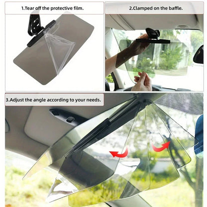 Universal Car Anti-Glare Visor Extender – UV Protection Sunshade