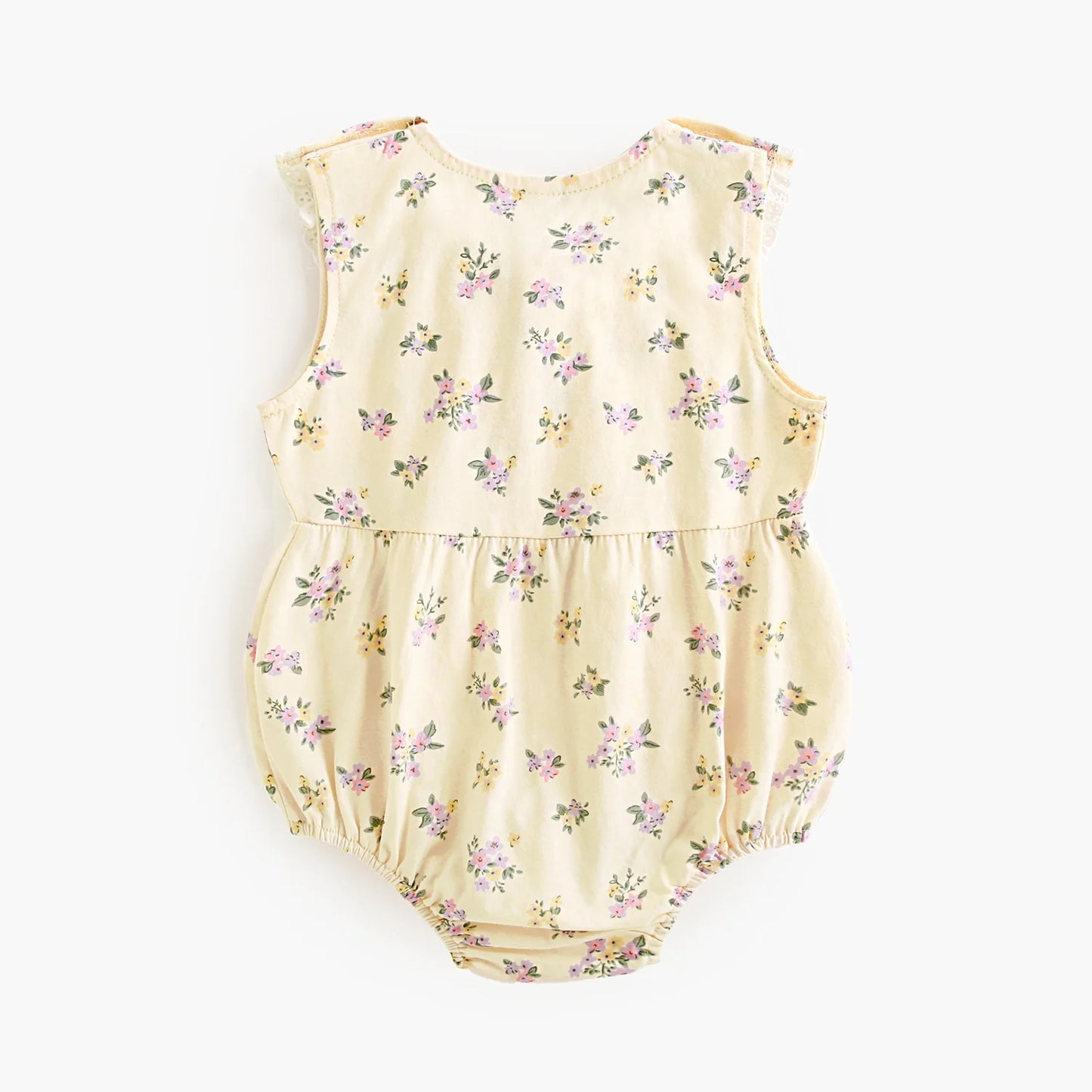 Baby Girl Floral Bodysuit | Soft Cotton Summer Romper for Newborns & Infants