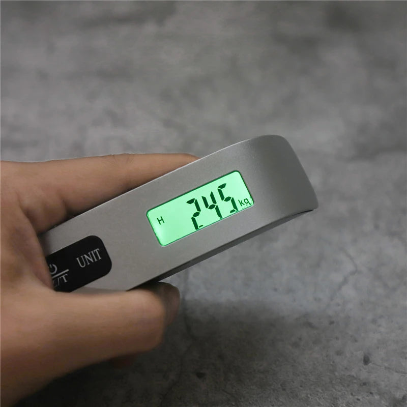 Portable Digital Luggage Scale 50kg/110lb LCD Travel Baggage Weight Scale