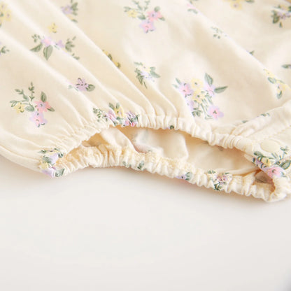 Baby Girl Floral Bodysuit | Soft Cotton Summer Romper for Newborns & Infants