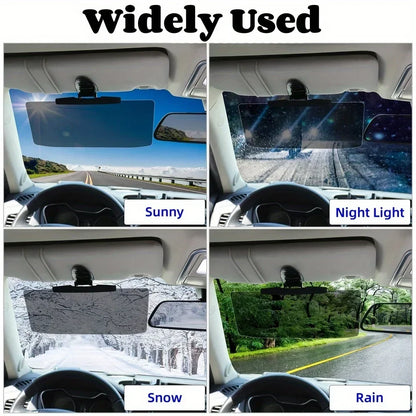 Universal Car Anti-Glare Visor Extender – UV Protection Sunshade
