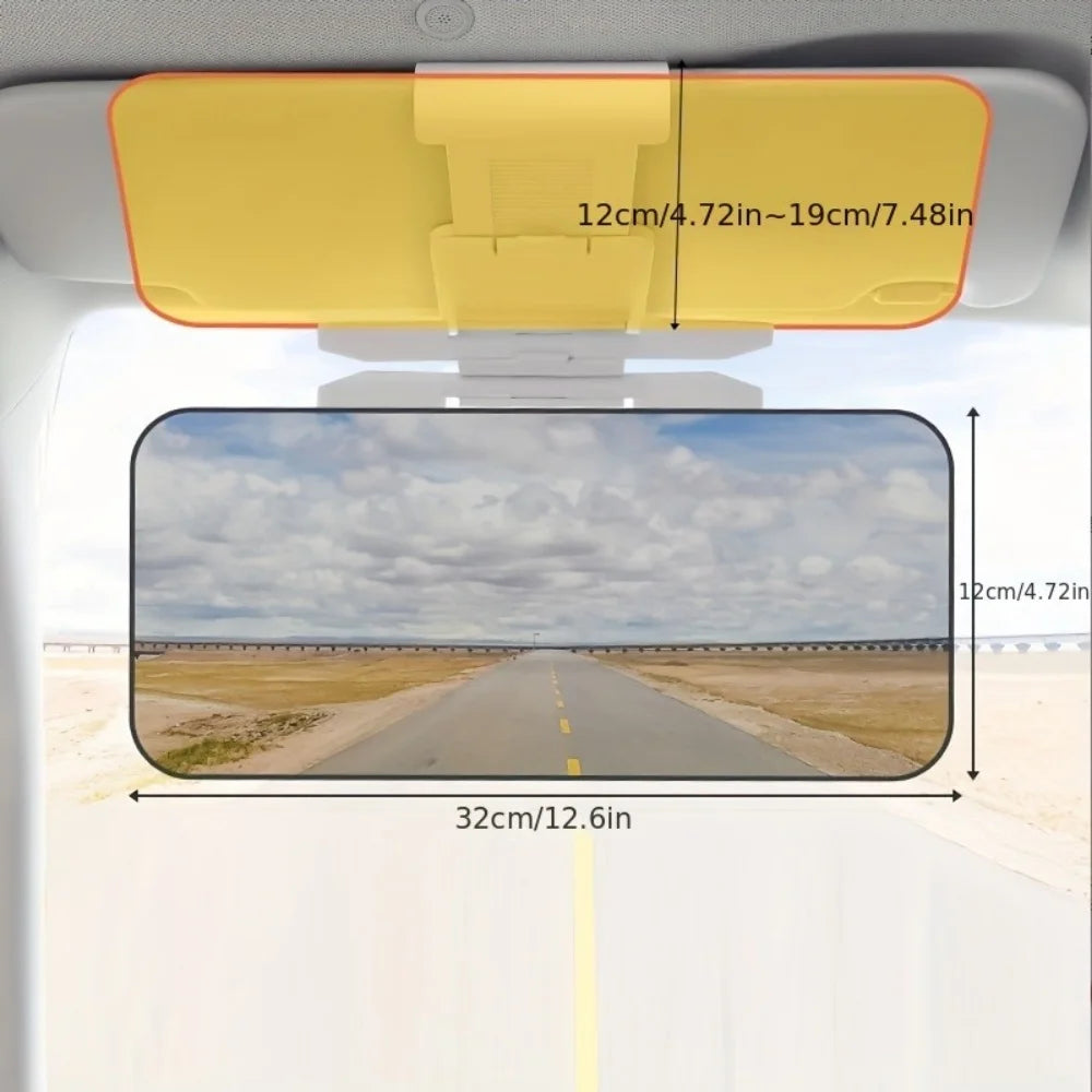 Universal Car Anti-Glare Visor Extender – UV Protection Sunshade