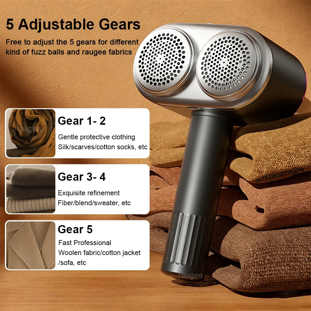 USB Rechargeable Lint Remover Clothes Shaver Fabric Fuzz Hair Ball Trimmer