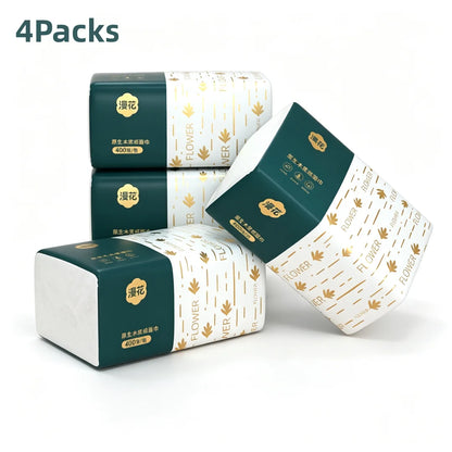 Bulk Pack 4-Ply Paper Towels Soft Strong Virgin Wood Pulp Tissue