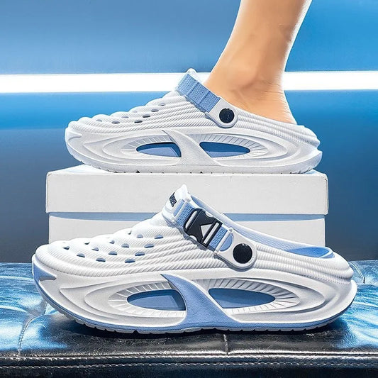 Unisex Summer Clogs Thick Sole Non-Slip Outdoor Beach Slides