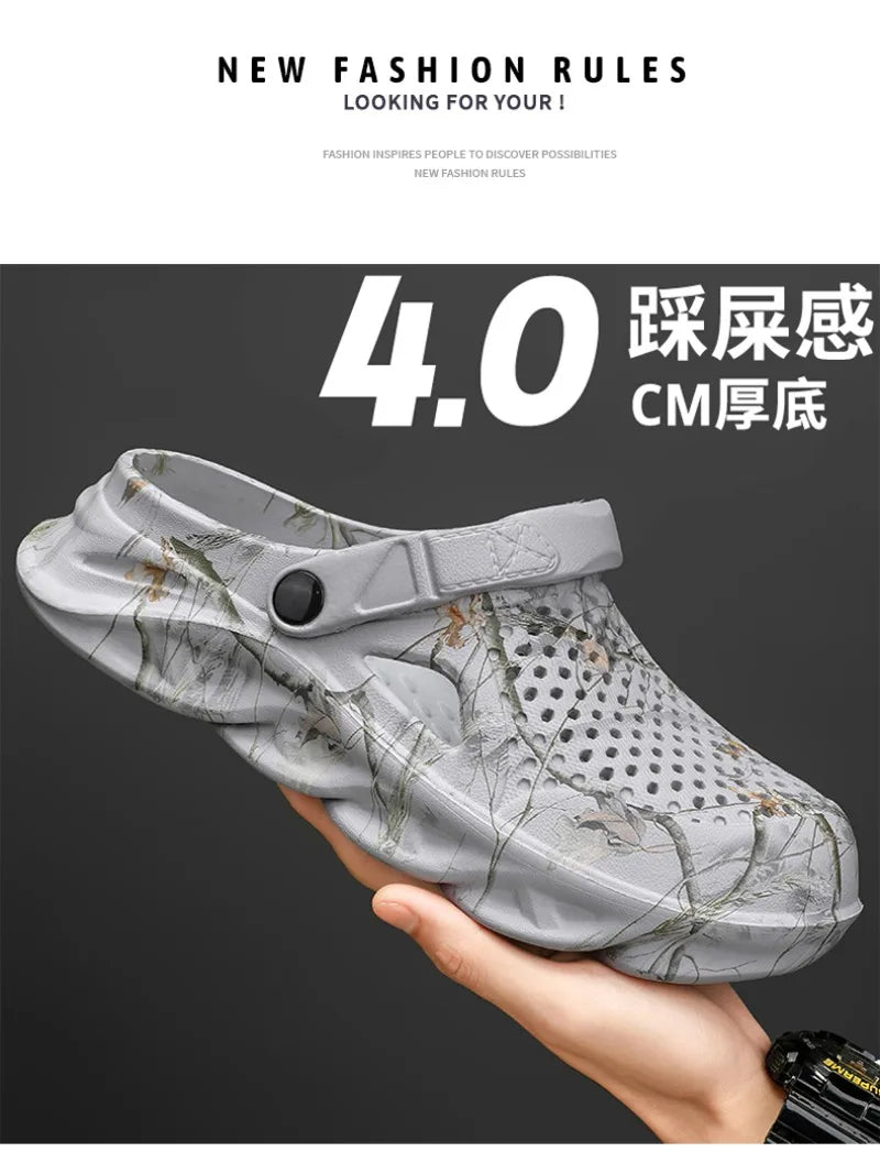 Plus Size Unisex Classic Clogs Summer Garden Sandals Outdoor Comfort Shoes