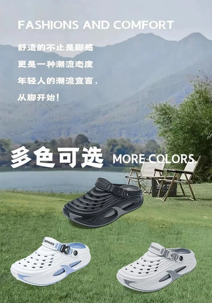 Unisex Summer Clogs Thick Sole Non-Slip Outdoor Beach Slides