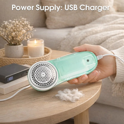 Portable Electric Fabric Shaver Lint Remover & Fuzz Trimmer