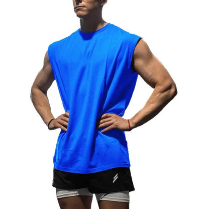 Men’s Quick-Dry Sleeveless Gym Tank Top – Breathable Sports Vest for Fitness, Running & Basketball