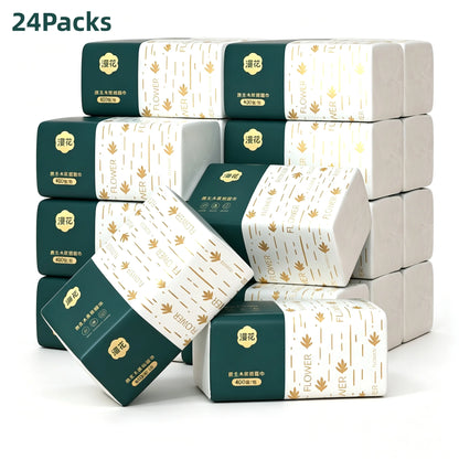 Bulk Pack 4-Ply Paper Towels Soft Strong Virgin Wood Pulp Tissue