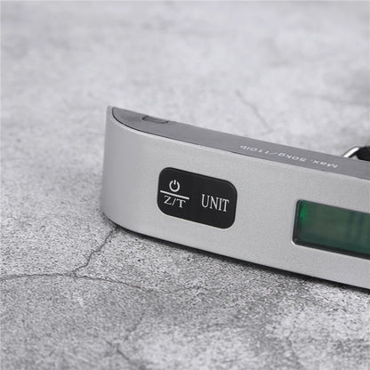 Portable Digital Luggage Scale 50kg/110lb LCD Travel Baggage Weight Scale