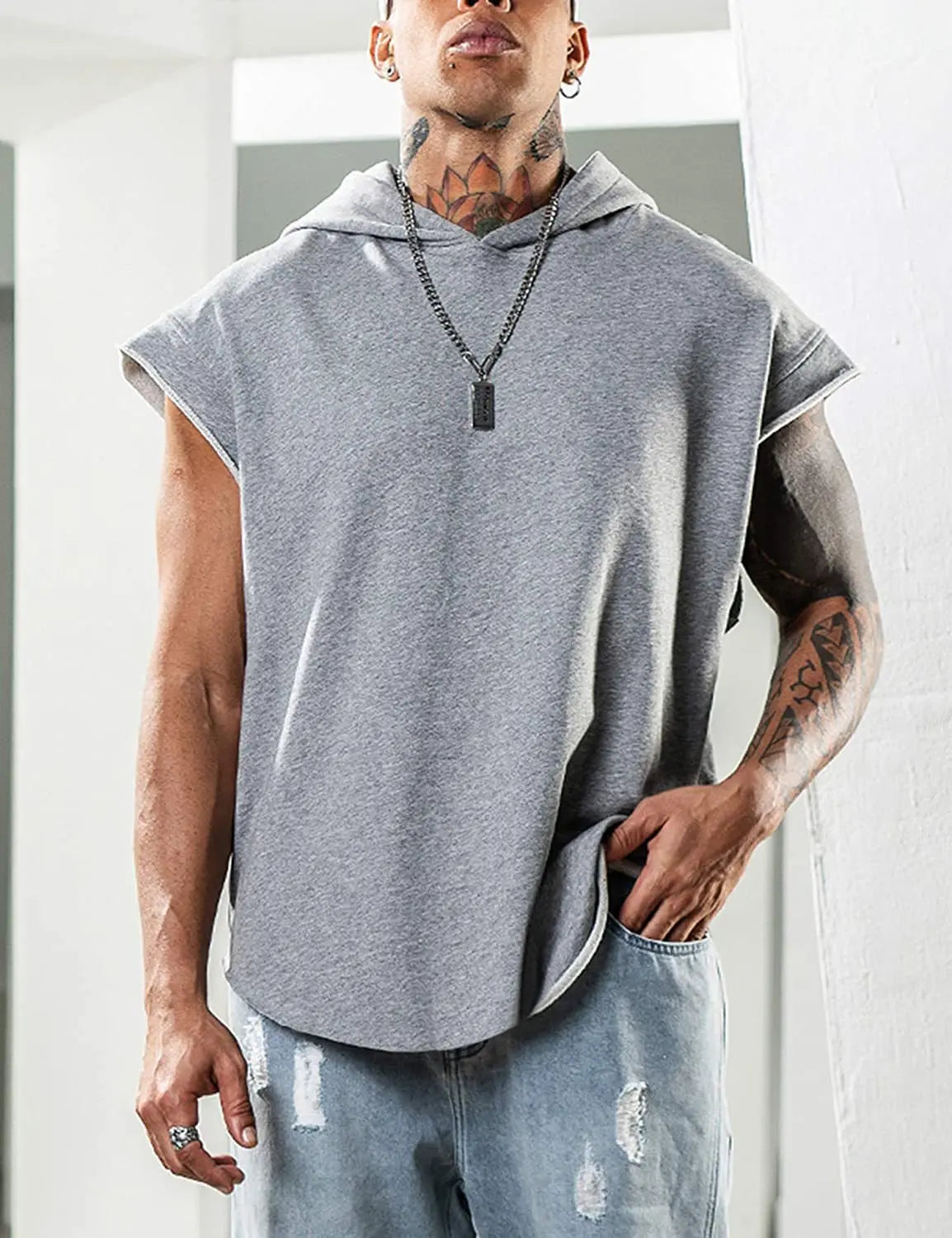 Men’s Quick-Dry Sleeveless Gym Tank Top – Breathable Sports Vest for Fitness, Running & Basketball