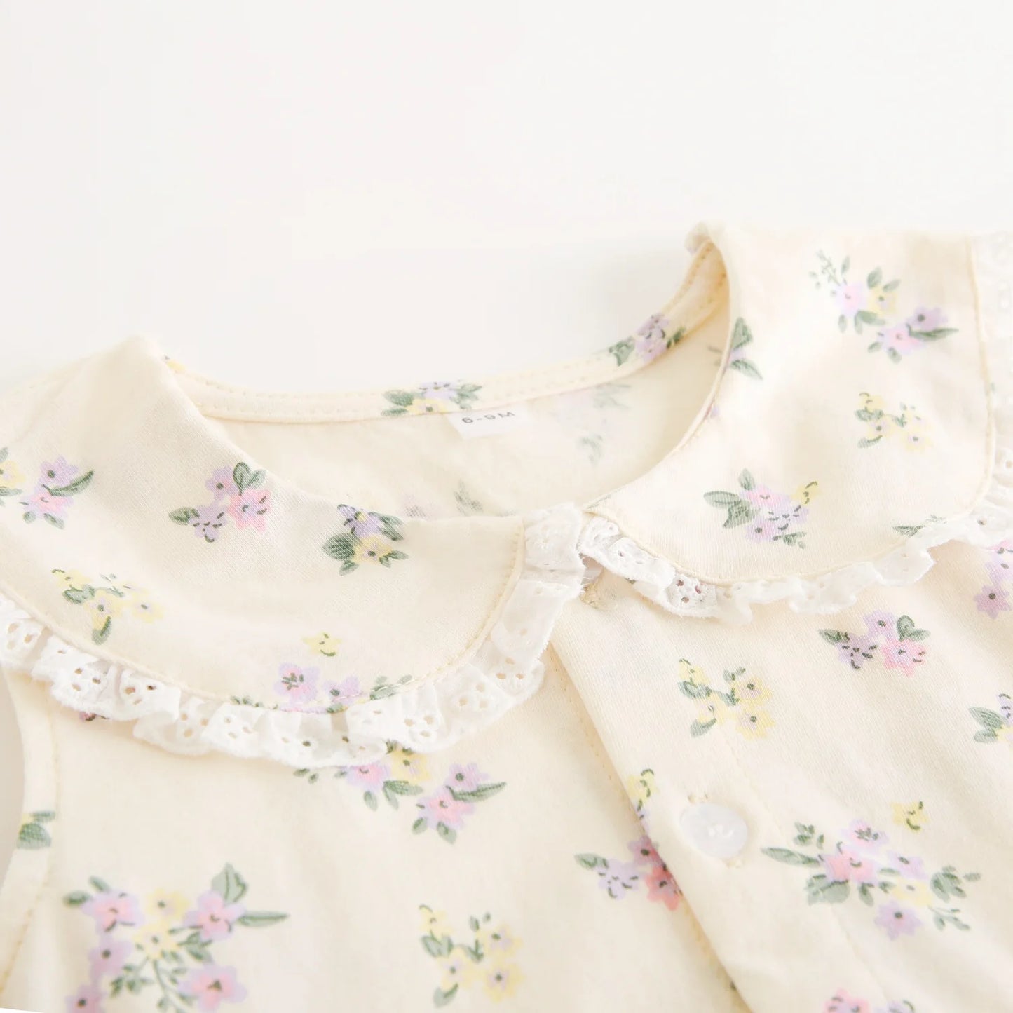 Baby Girl Floral Bodysuit | Soft Cotton Summer Romper for Newborns & Infants