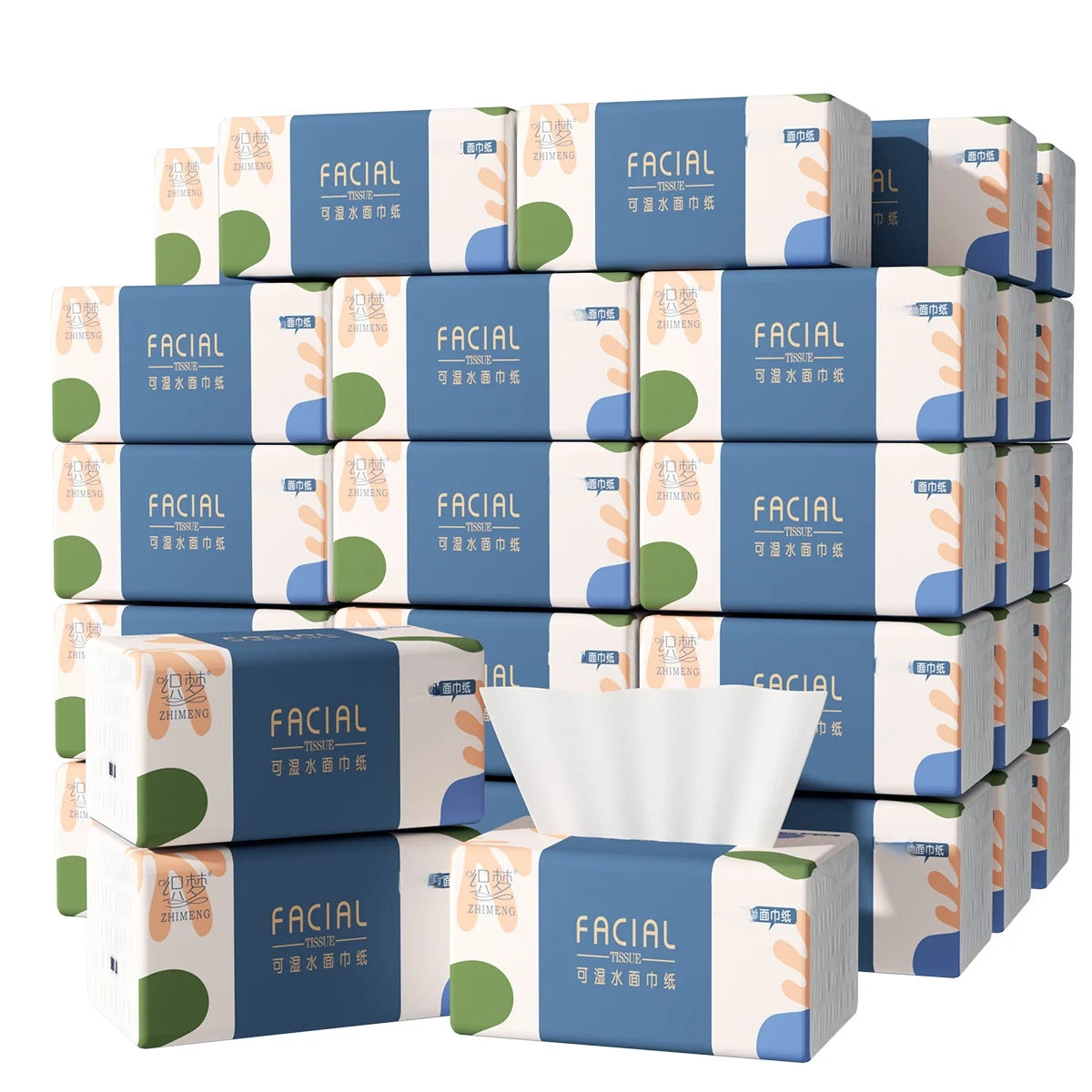 10-24 Pack Tissue Paper 300 Sheets 4/5 Ply Large Soft Paper Towels