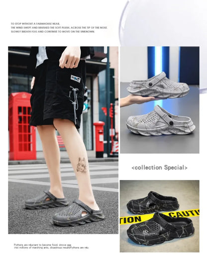 Plus Size Unisex Classic Clogs Summer Garden Sandals Outdoor Comfort Shoes