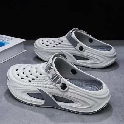 Unisex Summer Clogs Thick Sole Non-Slip Outdoor Beach Slides