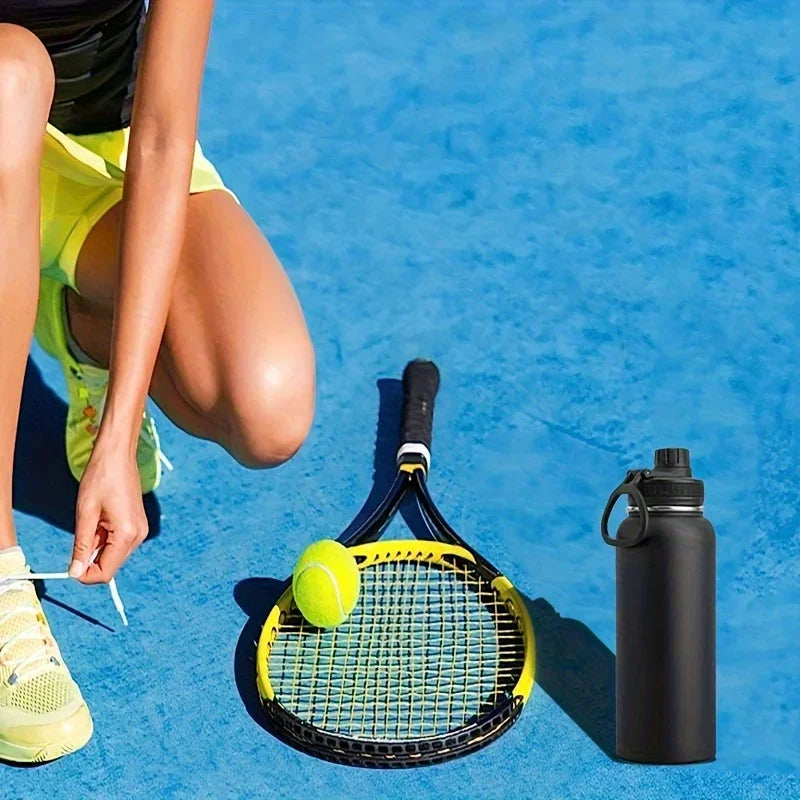 1000ml Stainless Steel Insulated Water Bottle – Double-Wall Vacuum Flask with Leak-Proof Lid