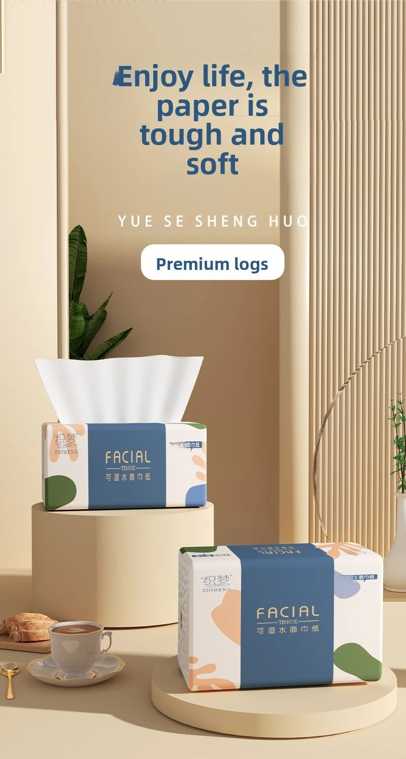 10-24 Pack Tissue Paper 300 Sheets 4/5 Ply Large Soft Paper Towels